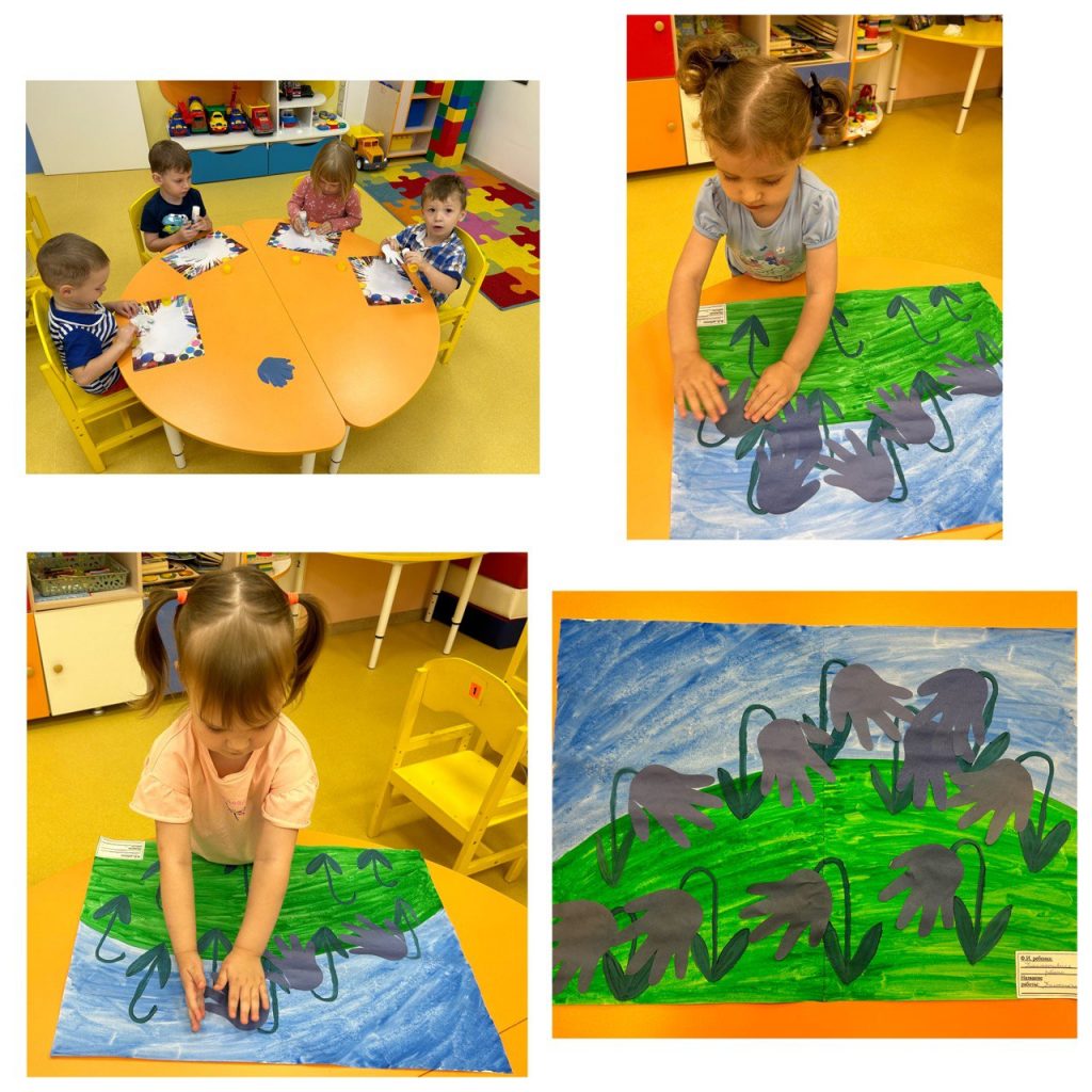 Детский сад, дети, рисование