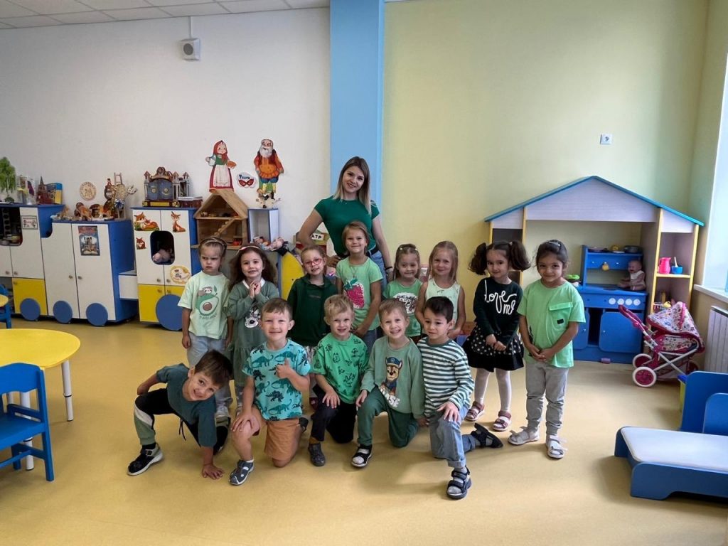 Детский сад, дети, рисование